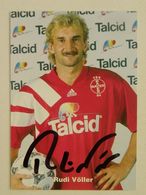 Rudi Voller  Bayer 04  Leverkusen / Autograph - Sports