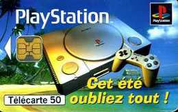 Télécarte 50 : Playstation - Jeux