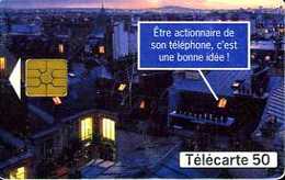 Télécarte 50 : Réservation Des Actions France Telecom - Opérateurs Télécom