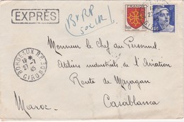 FRANCE  COVER - ATELIER INDUSTRIEL DE L'AIR  - CASABLANCA MAROC MOROCCO - 1960-.... Covers & Documents