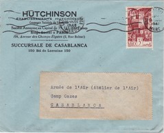 FRANCE  PROTECTORATE COVER - CASABLANCA MAROC MOROCCO - Briefe U. Dokumente