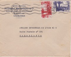 FRANCE  PROTECTORATE COVER - CASABLANCA MAROC MOROCCO - Lettres & Documents