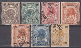 Italy Colonies Somalia 1926 Sassone#73-79 Short Set, Used, First Stamp Mint - Somalia