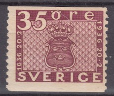 Sweden 1936 Mi#233 A, Mint Hinged - Ungebraucht