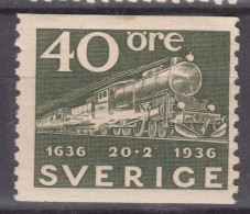 Sweden 1936 Mi#234 A, Mint Hinged - Unused Stamps