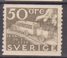 Sweden 1936 Mi#236 A, Mint Hinged - Unused Stamps