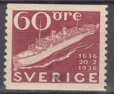 Sweden 1936 Mi#237 A, Mint Hinged Thin - Unused Stamps