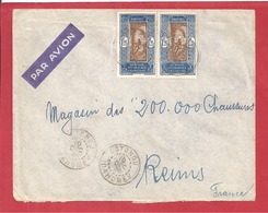 Y&T N°94X2 COTONOU    Vers FRANCE     1936  2 SCANS - Cartas & Documentos