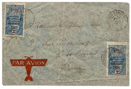 Centrafrique Lettre Avion Bambari 1937 Airmail Cover - Covers & Documents