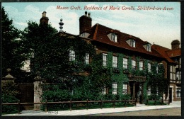 RB 1203 -  Early  Postcard - Mason Croft, Residence Of Marie Corelli - Stratford-on-Avon Warwickshire - Stratford Upon Avon