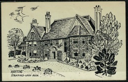 RB 1203 -  Postcard - Haytor  House- Stratford-on-Avon Warwickshire - Stratford Upon Avon
