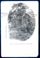 Delcampe - Cpa Du Laos Bas Laos Ruines De Pagode Khmer à Houêne Hine  Avril18-26 - Laos
