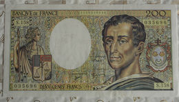 Billet Banque De France 200 Francs Montesquieu 1994 S.158 N°035696 - 200 F 1981-1994 ''Montesquieu''