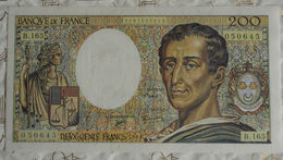 Billet Banque De France 200 Francs Montesquieu 1994 B.165 N°050645. - 200 F 1981-1994 ''Montesquieu''