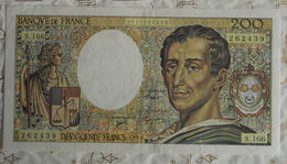 Billet Banque De France 200 Francs Montesquieu 1994 S.166 N°262439. - 200 F 1981-1994 ''Montesquieu''