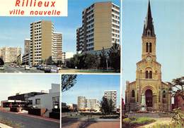 CPSM 69 RILLIEUX VILLE NOUVELLE MULTI VUES  Grand Format 15 X 10,5 - Rillieux La Pape