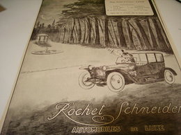 ANCIENNE PUBLICITE VOITURE ROCHET-SCHNEIDER 1914 - LKW