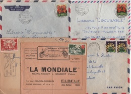 Moyen Congo - Brazzaville - Lot De 5 Lettres - Storia Postale