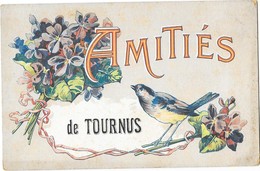 TOURNUS (71) Carte Fantaisie Amitiés De - Andere & Zonder Classificatie