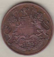 East India Company . 1/4 Anna 1835 B Bombay. William IV .KM# 446.1 - Indien