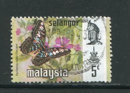 MALAISIE- SELANGOR- Y&T N°95- Oblitéré (papillon) - Selangor
