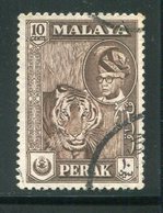 MALAISIE- PERAK- Y&T N°105- Oblitéré (tigre) - Perak