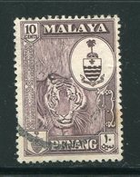 MALAISIE- PENANG- Y&T N°54- Oblitéré (tigre) - Penang