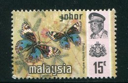 MALAISIE- JOHORE- Y&T N°155- Oblitéré (papillon) - Johore