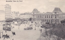 Bruxelles, Gare Du Nord, Tram, Tramway, Affiche Dunlop (pk46667) - Spoorwegen, Stations