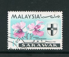 MALAISIE- SARAWAK- Y&T N°213- Oblitéré (fleurs) - Andere & Zonder Classificatie