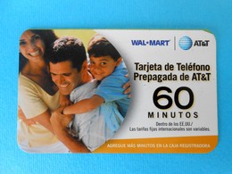 60. MINUTOS  ...... USA - AT&T Prepaid Phone Card  * United States - AT&T