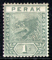 PERAK 1892 - From Set MH* - Perak