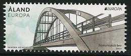 ALAND ISLANDS- EUROPA 2018 -TEMA ANUAL - "PUENTES.- BRIDGES - BRÜCKEN - PONTS" - SERIE 1 V. - 2018