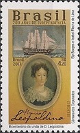 BRAZIL - BICENTENNIAL OF ARRIVAL BY MARIA LEOPOLDINA, EMPRESS CONSORT, IN BRAZIL 2017 - MNH - Unused Stamps