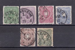 Deutsches Reich, Nr. 31/36, Gest. (T 5627) - Used Stamps