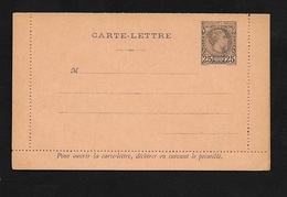 Entier Postal Carte Lettre N° 202 25c. Noir Neuf  TB - Postwaardestukken