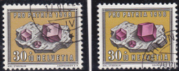 Pro Patria No B89 Variété : Couleur Pâle - Timbre De Droite - Variétés