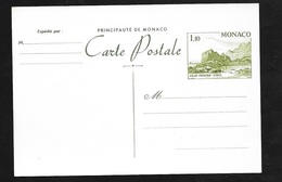 Entier Postal Carte Postale CP-N° 35 Palais Princier 1F10  Neuf TB - Postwaardestukken