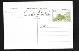 Entier Postal Carte Postale CP-N° 35 Palais Princier 1F10  Neuf TB - Entiers Postaux