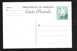 Entier Postal Carte Postale CP-1281 1F40 Vert Neuf TB - Entiers Postaux