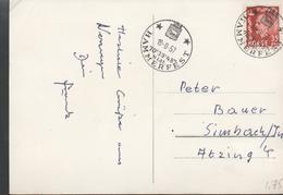 3284   Postal Hammerfest 1957,  Vista Del Puerto  Foto Amundsen - Cartas & Documentos