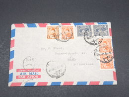 EGYPTE - Enveloppe Pour La Suisse En 1951 , Affranchissement Variée - L 17384 - Cartas