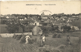 VUE GENERALE . LA MOISSON - Sergines