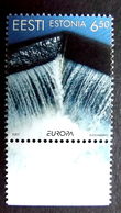 Estland 399 **/mnh, EUROPA/CEPT 2001, Teil Des Trinkwassersystems Vom Soodla-See Zur Hauptstadt Tallinn - Estonia