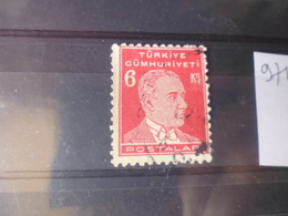 TURQUIE  YVERT N° 971 - Used Stamps