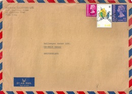 Airmail Brief  "Multicom Machinery Ltd., Hong Kong" - Uster                1977 - Storia Postale