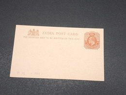 INDE - Entier Postal Non Circulé - L 17504 - 1902-11  Edward VII