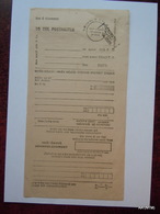 India Post Office Money Order Form Issued At Malabar Hill Bombay, Post Office. Unused. - Zonder Classificatie