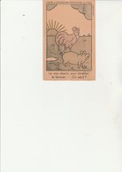 CARTE POSTALE PUBLICITAIRE "LE TIP " THEME LE COQ - IMAGE A COLORIAGE INSTANTANE A L'EAU - Werbepostkarten