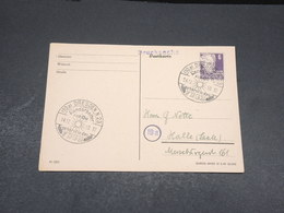 ALLEMAGNE - Entier Postal De Dresden En 1950 Pour Halle - L 17594 - Postkarten - Gebraucht